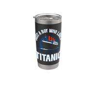 Solo un ragazzo che ama Titanic RMS Titanic Ship Icebearg Bicchiere termico in acciaio inox doppia parete