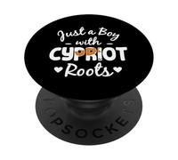 Solo un ragazzo con radici cipriote Orgoglio Cipro Heritage PopSockets PopGrip Adesivo
