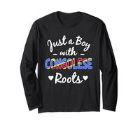 Solo un ragazzo con radici congolesi Congo Pride Boys Maglia a Manica