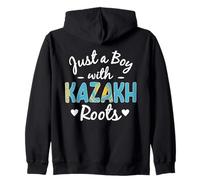 Solo un ragazzo con radici kazake nato negli uomini del Kazakistan Felpa con Cappuccio