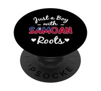 Solo un ragazzo con radici samoane Samoa Pride PopSockets PopGrip Adesivo