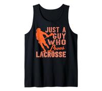 Solo Un Tipo Che AMA Il Lacrosse Frase Sportiva Canotta