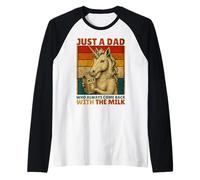 Solo un unicorno papà che è sempre tornato con il padre del latte Maglia con Maniche Raglan