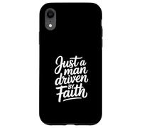 Solo un uomo guidato dalla fede e da Dio Custodia per iPhone XR