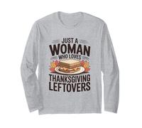 Solo Una Donna Che AMA Gli avanzi del Ringraziamento Maglia a Manica