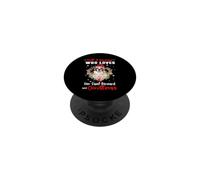 Solo una donna che ama il suo cane San Bernardo Natale PopSockets PopGrip Adesivo
