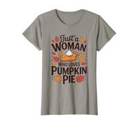 Solo Una Donna Che AMA la Torta di Zucca Autunno del Ringraziamento Maglietta