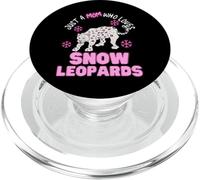 Solo una mamma che ama i leopardi delle nevi carino mamme leopardo delle nevi PopSockets PopGrip per MagSafe