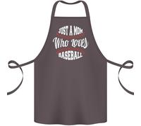 Solo Una Mamma Che Ama Il Baseball Divertente Grembiule In Cotone 100% Biologico