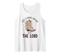 Solo Una Mamma Che Cammina con Il Signore Western Faith Art Canotta