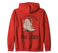 Solo Una Mamma Che Cammina con Il Signore Western Faith Art Felpa con Cappuccio