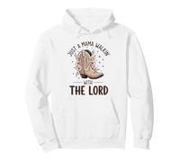 Solo Una Mamma Che Cammina con Il Signore Western Faith Art Felpa con Cappuccio