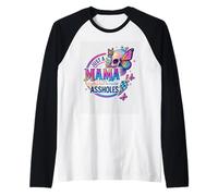 Solo Una Mamma Qui Fuori cercando di Non allevare Stronzi Maglia con Maniche Raglan