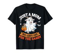 Solo Una Mamma veniva Sempre per la Capra Fantasma di Candy Halloween Maglietta