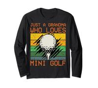Solo Una Nonna Che AMA Il Mini Golf Maglia a Manica
