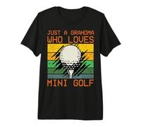 Solo Una Nonna Che AMA Il Mini Golf Maglietta Premium