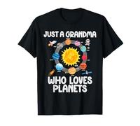 Solo una nonna che ama l'amante dello spazio del sistema Maglietta