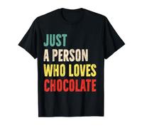 Solo Una Persona Che AMA Il Cioccolato Camicia Chocolate Lover Maglietta