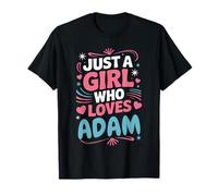 Solo Una Ragazza Che AMA Adam Cute Adam Fan o Partner Adam Maglietta