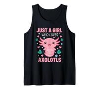 Solo Una Ragazza Che AMA Axolotls Divertente Adorabile Animale Domestico Kawaii Canotta