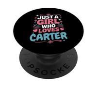 Solo una ragazza che ama Carter Carino Carter Fan o Partner PopSockets PopGrip Adesivo