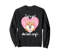 Solo una ragazza che ama Corgi - Carino corgi cane amante Felpa