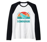 Solo Una Ragazza Che AMA Davvero i Dinosauri Maglia con Maniche Raglan