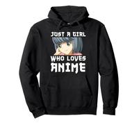 Solo Una Ragazza Che AMA Gli Anime Gift Japan Otaku Anime Felpa con Cappuccio