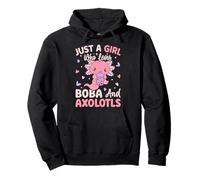 Solo Una Ragazza Che AMA Gli Axolotl Axolotl Cute Kawaii des Felpa con Cappuccio