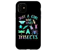 Solo una ragazza che ama gli insetti Custodia per iPhone 11