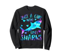 Solo Una Ragazza Che AMA Gli Squali - Regali per Amanti Felpa