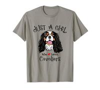 Solo una ragazza che ama i cavalieri King Charles Spaniel Maglietta