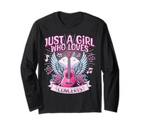 Solo Una Ragazza Che AMA i concerti Simpatiche Fan dei concerti Rock da Donna Maglia a Manica