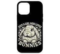 Solo una ragazza che ama i coniglietti Holland Lop Rabbit Vintage Custodia per iPhone 12 mini