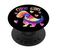 Solo una ragazza che ama i dinosauri - Regalo per ragazze PopSockets PopGrip Adesivo