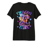 Solo Una Ragazza Che AMA i Draghi - Regalo del Drago Maglietta Premium
