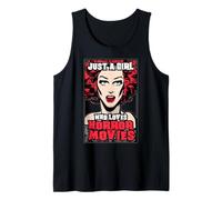 Solo Una Ragazza Che AMA i Film Horror Halloween Pop Art Canotta