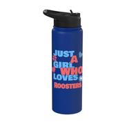 Solo una ragazza che ama i galli Stainless Steel Insulated Water Bottle
