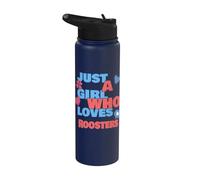Solo una ragazza che ama i galli Stainless Steel Insulated Water Bottle