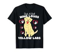 Solo Una Ragazza Che AMA i Laboratori Gialli - Cute Yellow Lab Kids Maglietta
