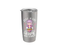 Solo una ragazza che ama i noodles giapponesi anime e ramen Bicchiere termico in acciaio inox doppia parete