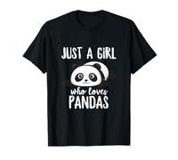 Solo Una Ragazza Che AMA i Panda, Simpatico Amante degli Animali Maglietta