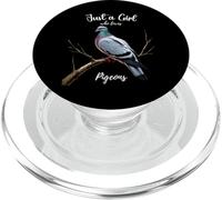 Solo una ragazza che ama i piccioni Bird Loving Donne Ragazze PopSockets PopGrip per MagSafe