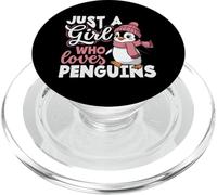 Solo una ragazza che ama i pinguini Carino amante dei pinguini PopSockets PopGrip per MagSafe