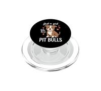 Solo una ragazza che ama i pitbull PopSockets PopGrip per MagSafe