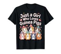 Solo una ragazza che ama i porcellini d"India Cavy Girl Women Maglietta
