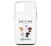 Solo una ragazza che ama il cane Labrador Razze Volpe Cioccolato Rosso Custodia per iPhone 12/12 Pro