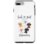 Solo una ragazza che ama il cane Labrador Razze Volpe Cioccolato Rosso Custodia per iPhone 7 Plus/8 Plus