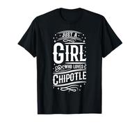 Solo Una Ragazza Che AMA Il Cibo Messicano della Camicia Chipotle Maglietta