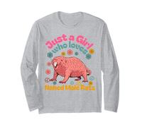 Solo Una Ragazza Che AMA Il Cucciolo di Sabbia Naked Mole Rat Lover Maglia a Manica